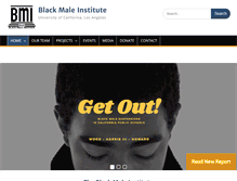 Tablet Screenshot of blackmaleinstitute.org